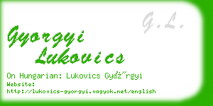 gyorgyi lukovics business card